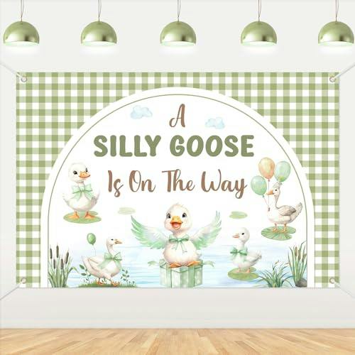 Silly Goose Baby Shower Backdrop
