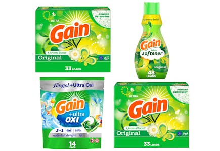 4 Gain Laundry Products