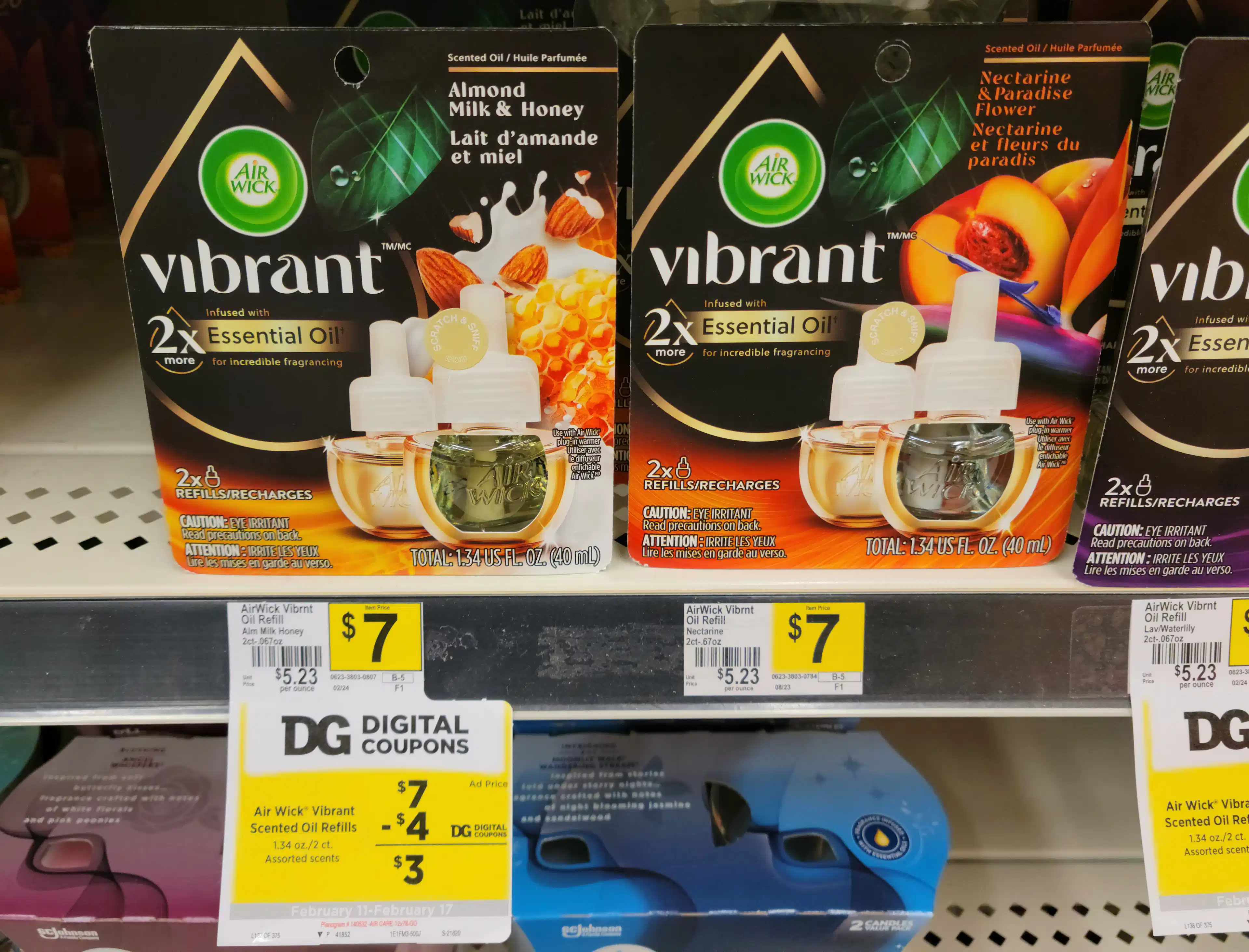 Air Wick Vibrant Scented Oil Refills, Only 3 at Dollar General The