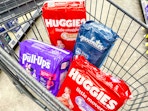 huggies products in walgreens cart