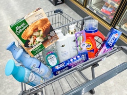 tide downy febreze crest oral-b dove marie callender's items in walgreens cart
