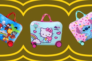 Walmart kids' character ride-on luggage