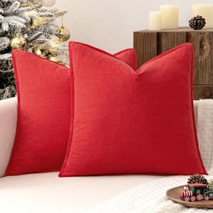 Christmas Linen Pillow Covers