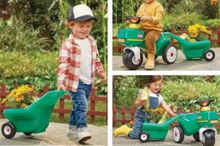 little tikes tractor and cart
