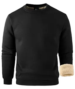 Men's Sherpa Lined Sweatshirt