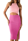 Women's Midi Bodycon Dress