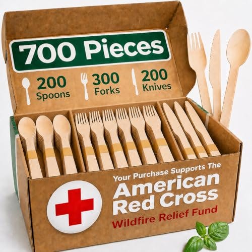 Wooden Cutlery Set