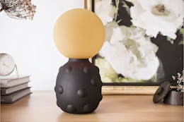 This Rechargeable Ceramic Table Lamp Is Only $10 at Walmart card image