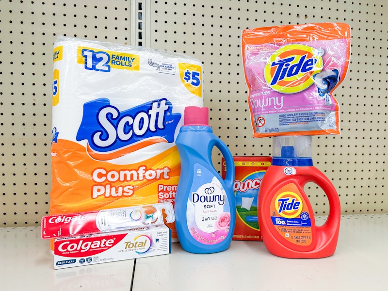 scott tide downy bounce colgate walgreens haul