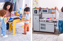 Shop Savings on Wooden Play Sets at Walmart — Prices Start at Just $40 card image