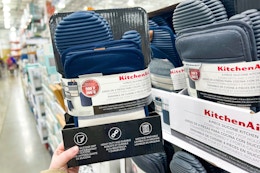 KitchenAid 4-Piece Oven Mitt Set, $9.97 at Costco (Reg. $14.99) card image