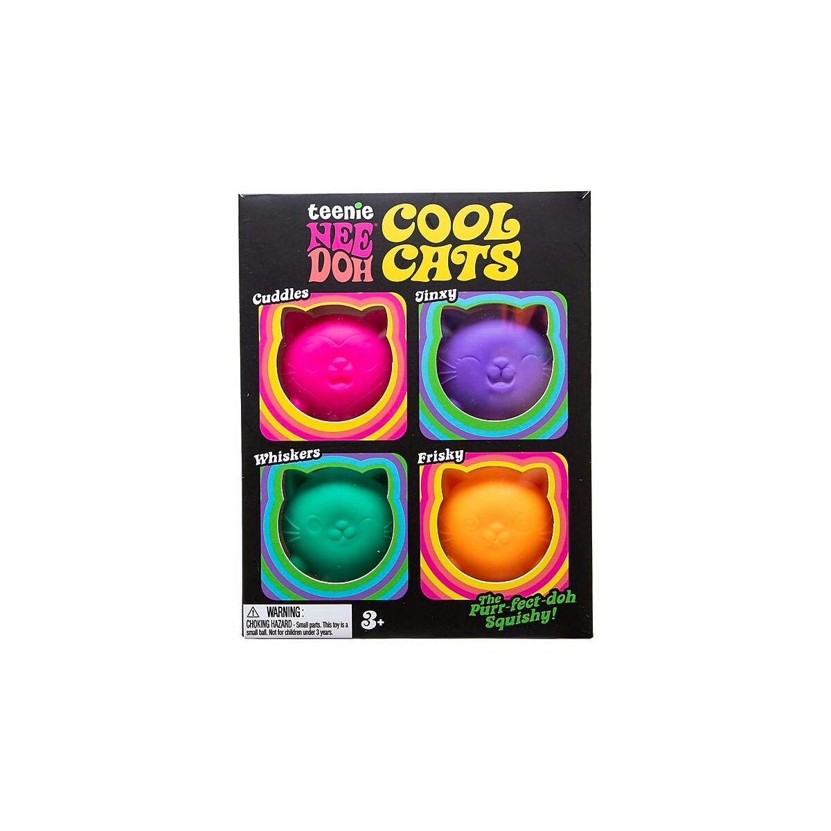 NeeDoh Teenie Cool Kittens 4-Pack