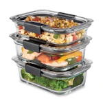 Rubbermaid Brilliance Glass Containers