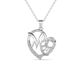Cate & Chloe Mom Heart Necklace