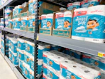 angel soft toilet paper aisle at walmart