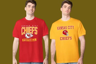 two Chiefs NFL shirts