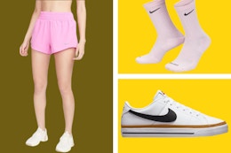 Nike Sale at Scheels: $50 Sneakers, $30 Shorts, $16 Shirts, and More card image