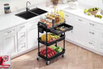 3-Tier Rolling Cart B0FMDMLBCV