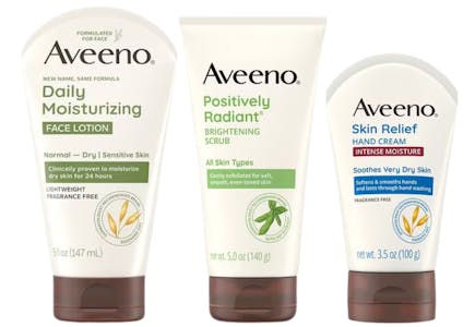 3 Aveeno Products