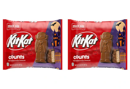 2 Kit Kat Snack Size Candy Bar Bags