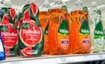 palmolive dish soap sitting on a target shelf