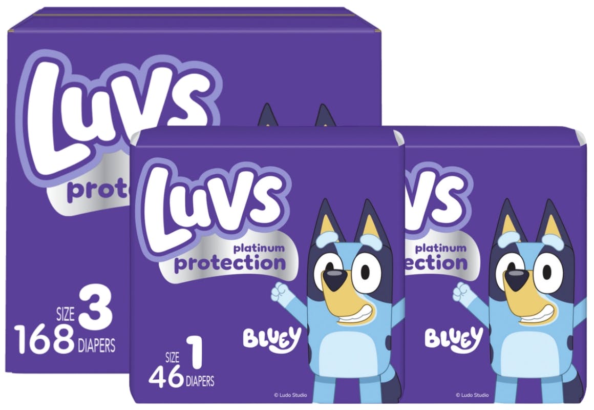 3 Luvs Diaper Boxes