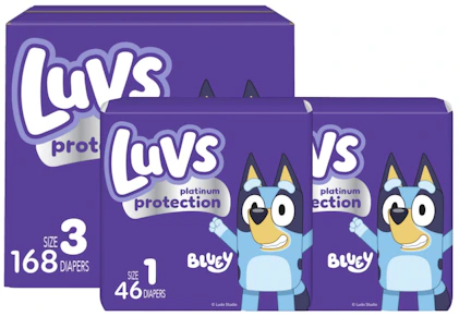 3 Luvs Diaper Boxes