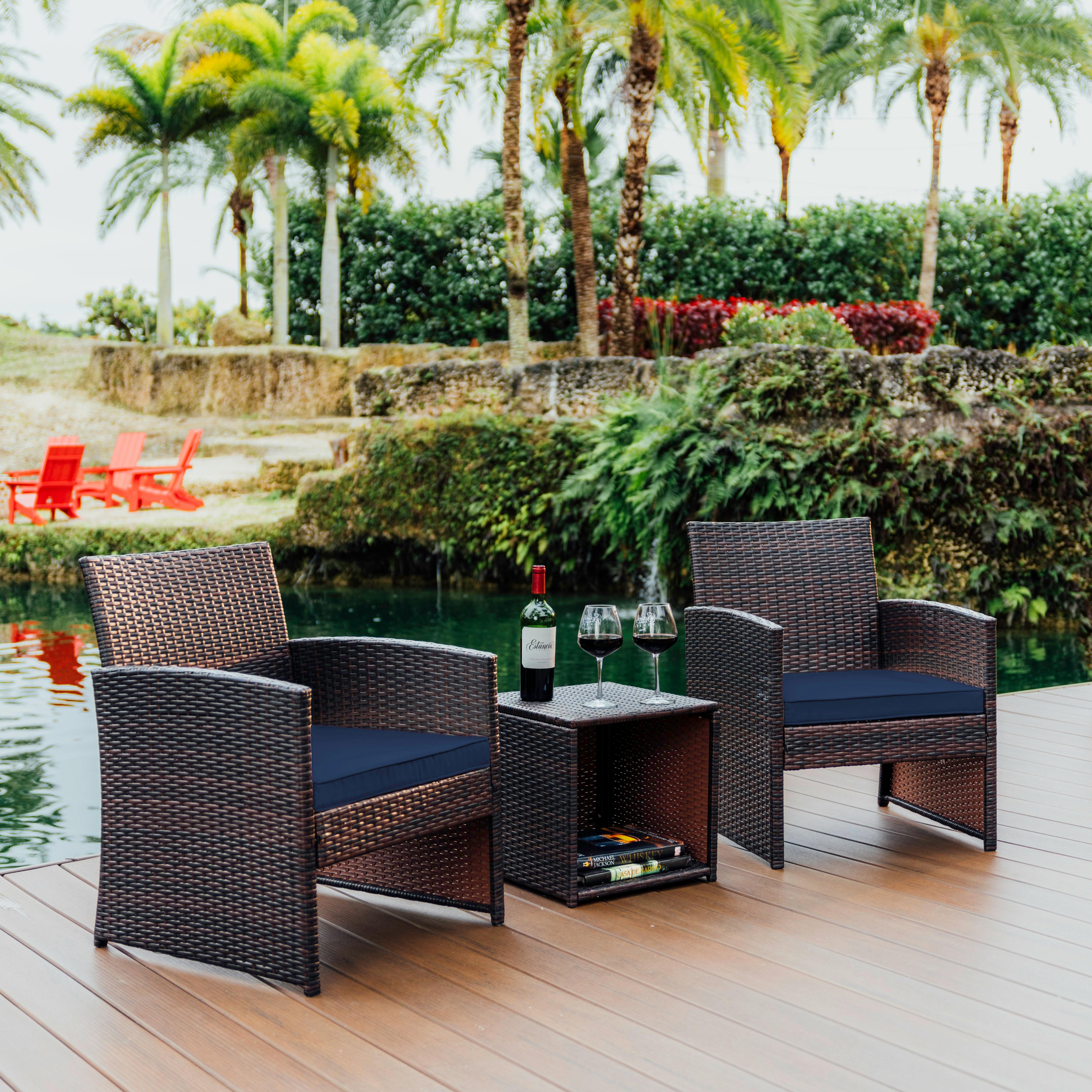 Wicker Outdoor Seating Set