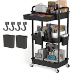 3 Tier Rolling Utility Cart