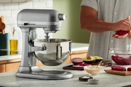 KitchenAid 5.5-Quart Bowl-Lift Stand Mixer, Only $246 (Reg. $450) card image