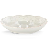 Lenox French Perle Chip/Dip Tray