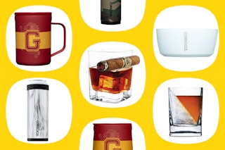 collage of corkcircle drinkware