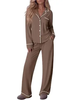 Ekouaer Women's Pajama Set