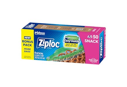 Ziploc Snack Bags
