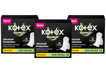 3 Kotex Products