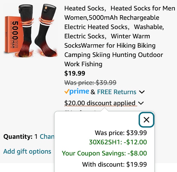 Mewamaa Heated Socks for Men Women