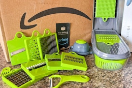 Multifunctional Vegetable Chopper, Just $8.99 on Amazon card image