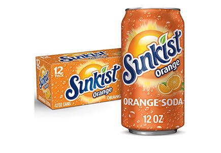 3 Sunkist Soda 12-Packs