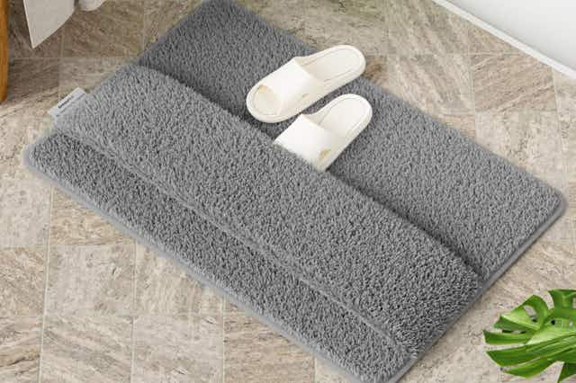 Quick-Dry Bath Mat, Just $4.99 on Amazon card image