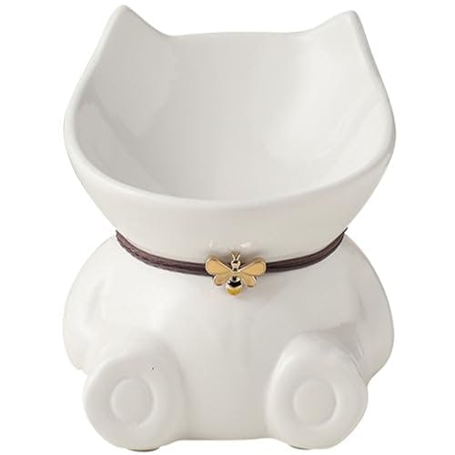 Elevated Ceramic Food Bowl