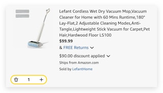 Lefant Cordless Wet Dry Vacuum Mop