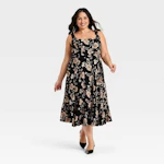 Ava & Viv Women's Midi Dress