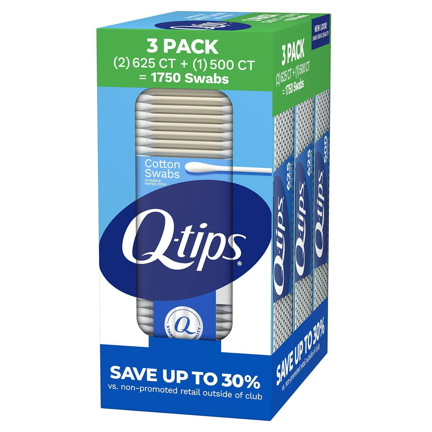 Q-tips Cotton Swabs 3-Pack