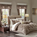 Faux Silk Bedding Set