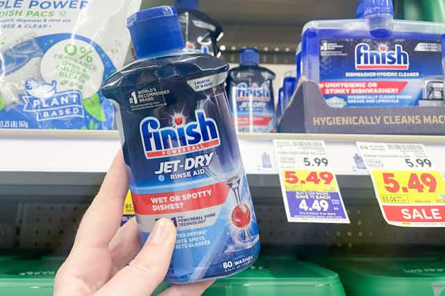 Finish Jet-Dry Rinse Aid, Only $1.49 at Kroger card image