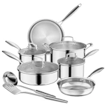 12-Piece Stainless Steel Cookware Set