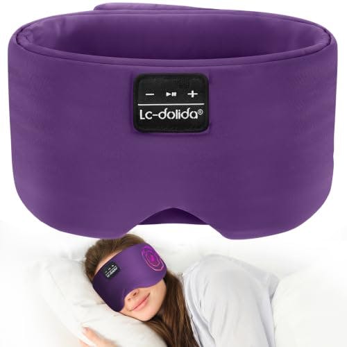 Sleep Mask with Bluetooth Headphones