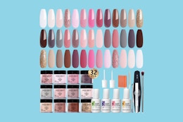 Dip Powder Nail Kit, Only $8 on Amazon card image