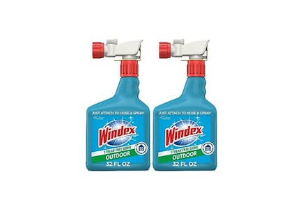 Windex Outdoor Glass Cleaner 2-Pack