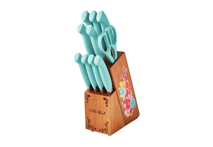 The Pioneer Woman Knife Block Set